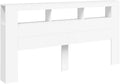 vidaXL Bettkopfteil 200x18, Weiß