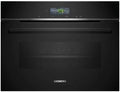 Siemens CB734G1B1, iQ700 Slimme inbouw-compacte oven, 60 x 45 cm, Made in Germany, zwart, ecoClean & humidClean zelfreiniging, Air Fry
