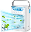Bewinner Mobiele airconditioner, 4-in-1 draagbare airconditioner, luchtbevochtiger, luchtkoeler en tafelventilator met 700 ml/2 koude nevel/3