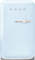 Smeg, FAB5LDPB6 Vintage minibar koelkast, 1 deur, 34 l, scharnieren links, statisch koud, 2 verstelbare planken, flessenhouder en ledverlichting