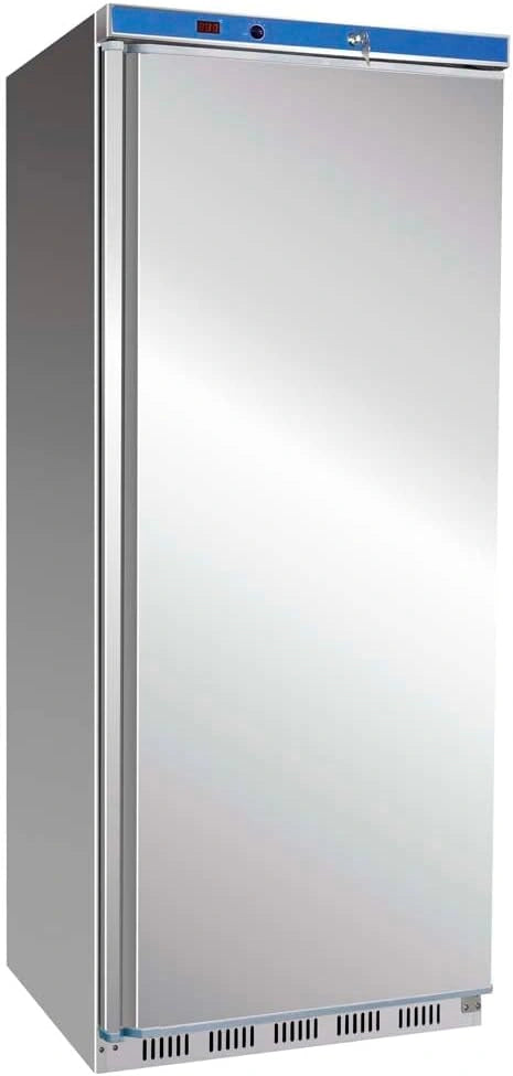 MBH Professionele verticale koelkast van roestvrij staal voor horeca, 600 l, horeca, koelkast, 600 l, voor restaurants