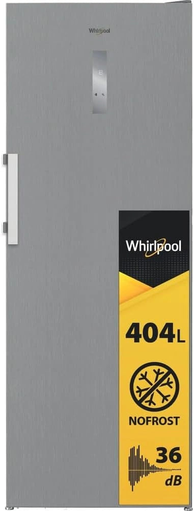 WHIRLPOOL WHFF 6404 X6E, vriezer met verticale laden, 6 legplanken, grote vriezer met FastFreeze, binnenverlichting en omkeerbare deur