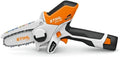 Stihl Accu-houtsnijder GTA 26 set met accu AS 2 en oplader AL 1, werkt op batterijen, zilver