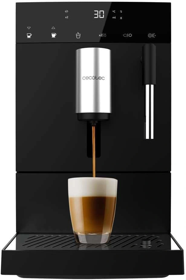 Cecotec Cremmaet Compact Steam Superautomatisch koffiezetapparaat met stoompan, 1350 W, 19 bar, thermoblock-systeem
