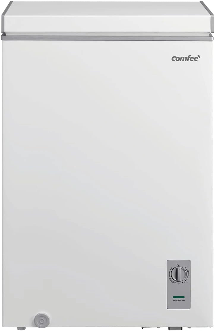 Comfee RCC141WH2 Vrieskist, 99 liter, vriezer 4,5 kg/24u, energieklasse E, zilver