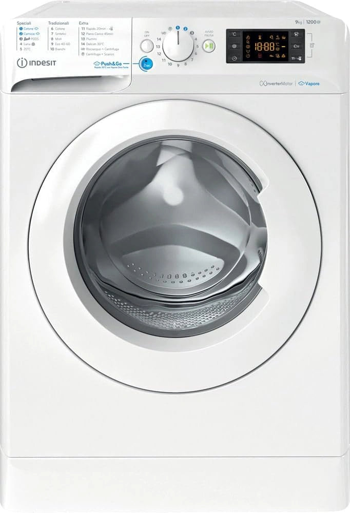 Indesit BWE 91296X WV IT Wasmachine, 9 kg, grijs