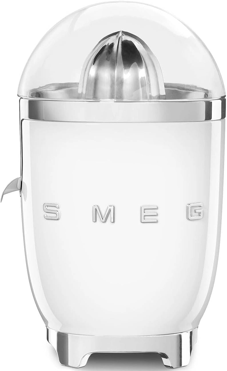 Smeg Zitruspresse, Edelstahl, Weiß