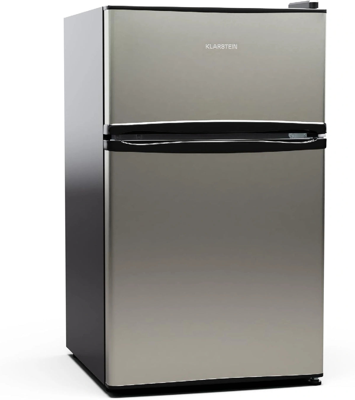 Klarstein Big Daddy, koelkast met vriesvak, koel-vriescombinatie, stille koelkast, LED, capaciteit: 86 liter, koelkast: 61 liter, vriezer: 25 l