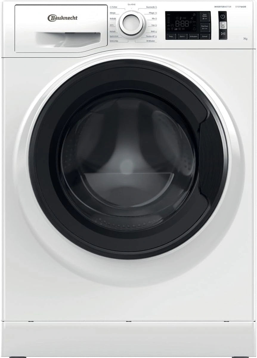 Bauknecht Frontlader-Waschmaschine 7A, freistehend, Weiß