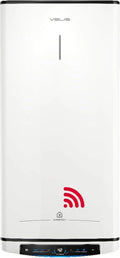 Ariston Velis Pro Wifi elektrische boiler, laag stroomverbruik, meerdere posities, 50 liter, plat, WLAN en ECO-EVO-functie, 79,7 x 27,5 x 51,1 cm