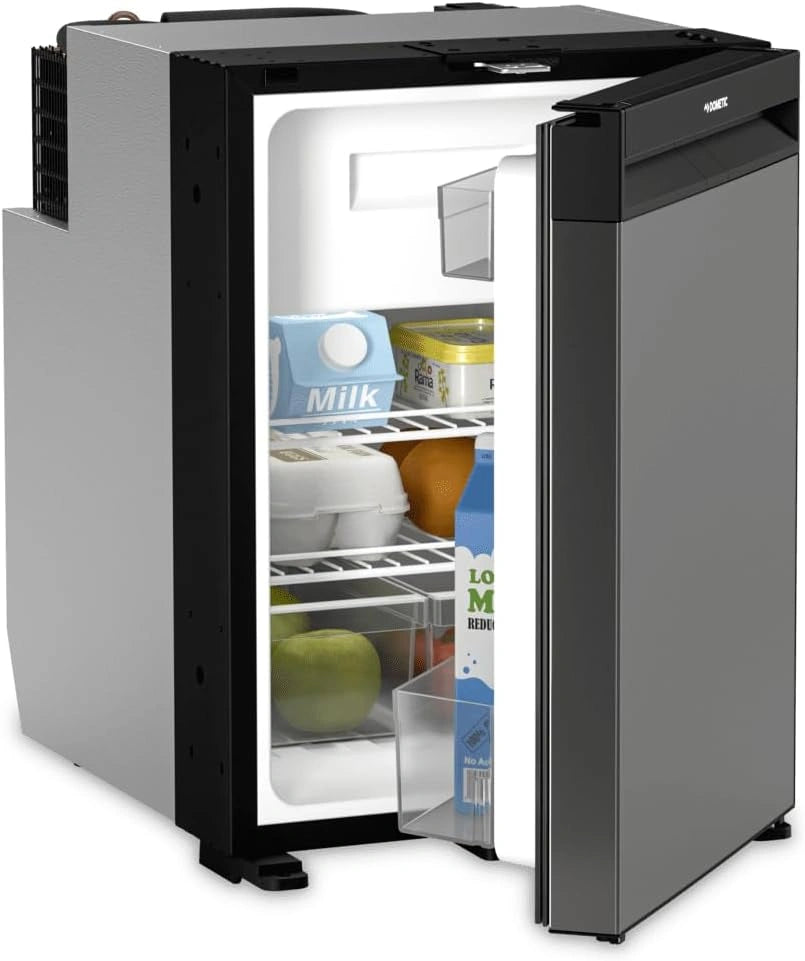Dometic NRX 50C Compressorkoeler, 44 l, donkerzilveren voorkant, eenvoudig te bedienen bedieningspaneel, grijs