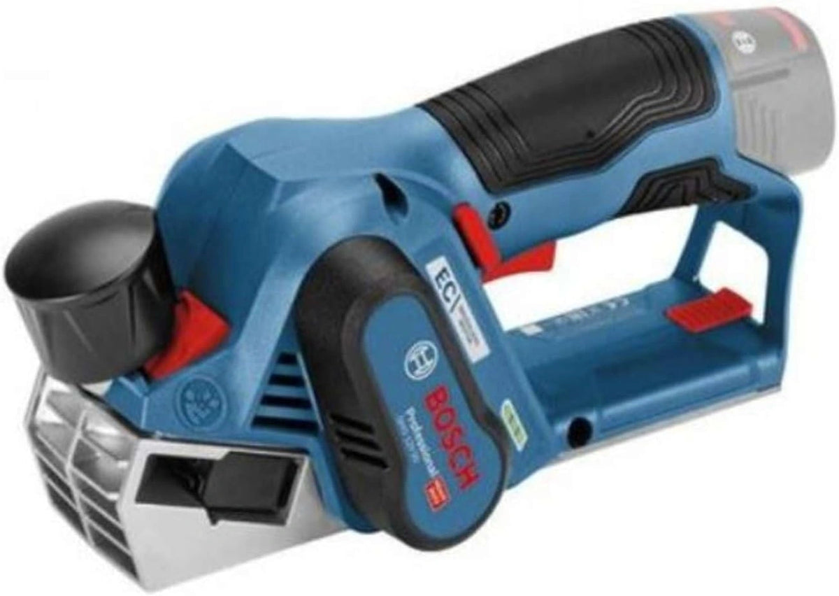 Bosch Professional 12V System accuhandschaafmachine GHO 12V-20 (max. schaafbreedte: 56 mm, zonder accu's en oplader, in kartonnen doos), zwart