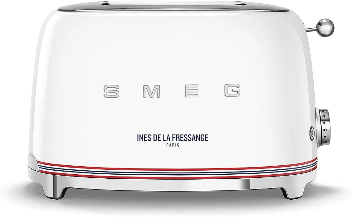 Smeg, TSF01IDFEU broodrooster met 2 schijven, 2 sleuven 36 mm, 6 bruiningsniveaus, verwarmingsfunctie, ontdooien en bakkel