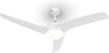 Klarstein Ventilator Figo plafondventilator, 2-in-1: & plafondlamp (2 x 42 W), diameter: 132 cm, 3 bladen, luchtstroom: 9,018 m³/h, 2 draairichtingen
