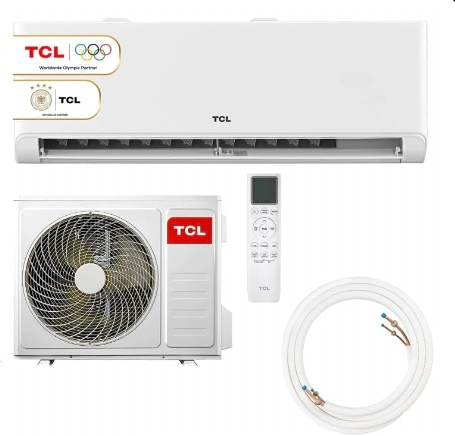 TCL Klimaanlage, 24000 BTU, bis 70 m², Wärmepumpe, WLAN