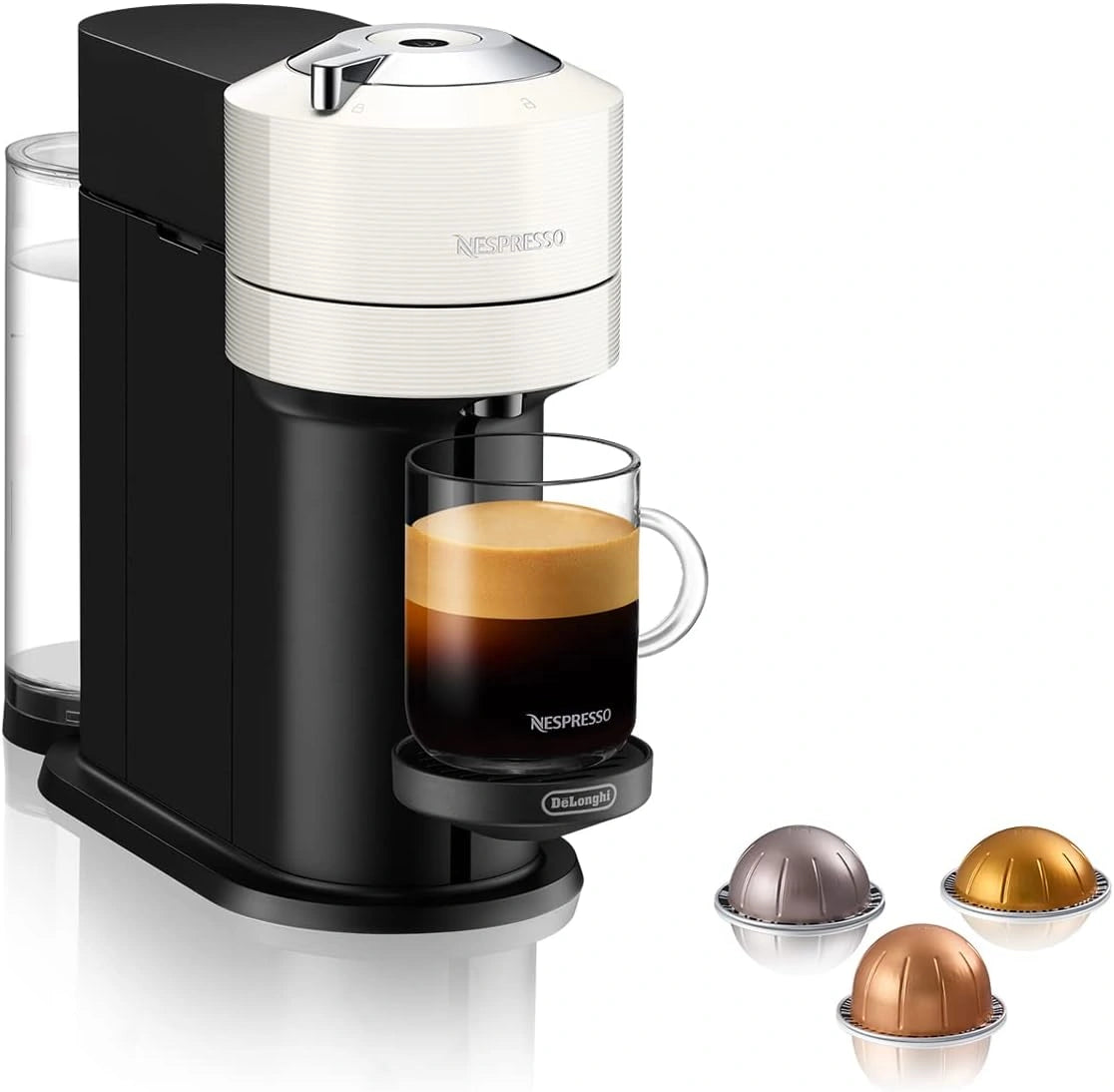 Nespresso Vertuo Next by De'Longhi, Vertuo koffiemachine, ENV120.W, Wit