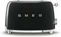 Smeg Toaster, Heizfunktion, Schwarz