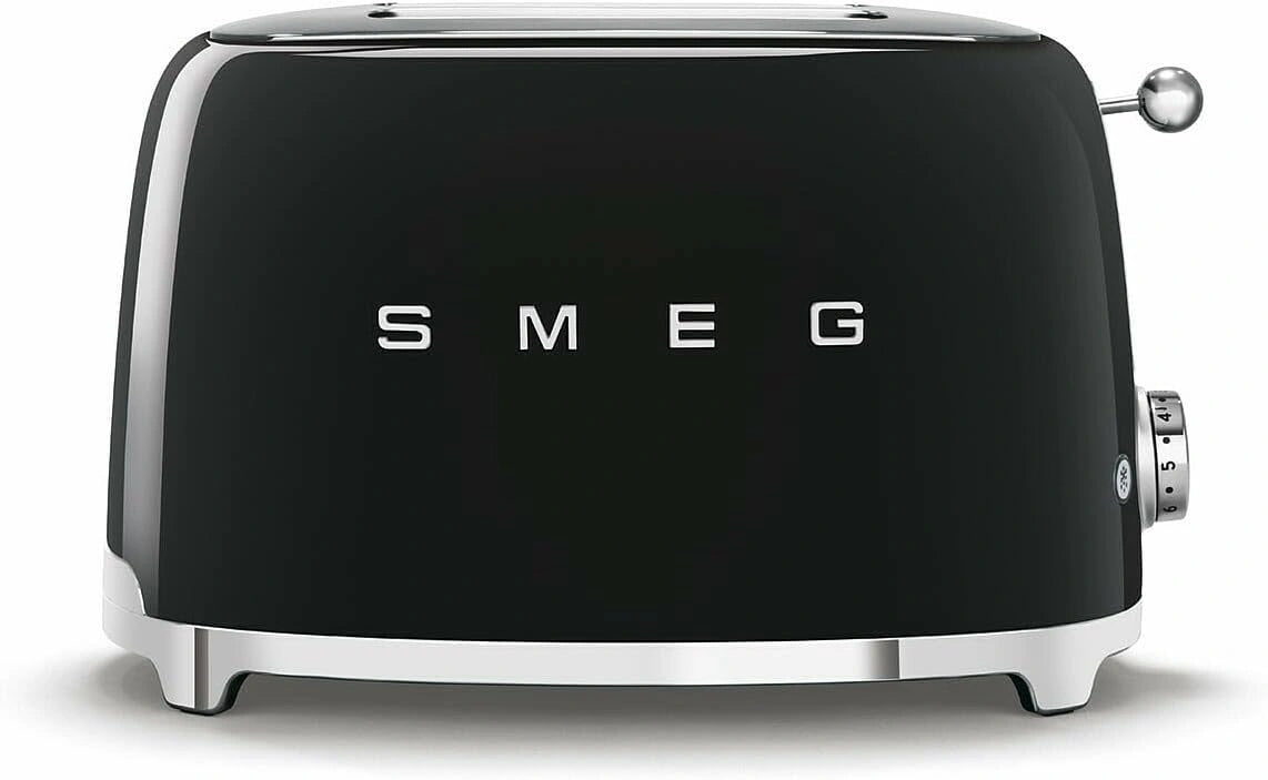 Smeg Toaster, Heizfunktion, Schwarz