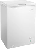 COMFEE RCC102WH2EU(E) Vrijstaande vrieskast, 99 l, om te zetten in vriezer, inverter, 4 sterren, geschikt voor de garage, wit [energieklasse E]