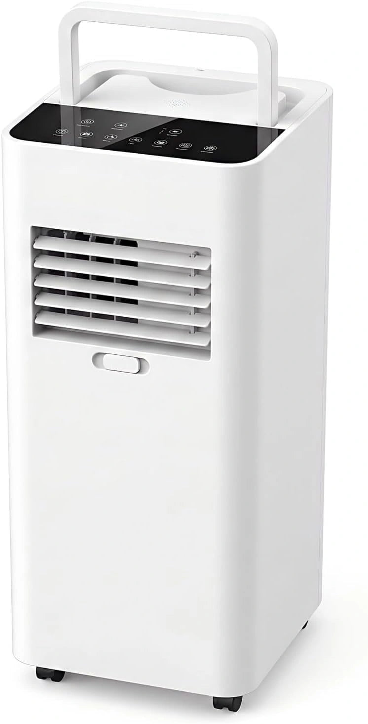 Draagbare airconditioner 7000 BTU koelt grote kamers tot 300 m², snelle koeling, 4-in-1 AC-unit met ventilator, luchtontvochtiger, afstandsbediening