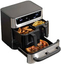 Cuisinart Tri Zone Airfryer en Oven 13,6 L zonder PFAS, 3 zones, 2 manden 4,3 L + oven 5 L, 9 functies: airfryen, braden, grillen, bakken, opwarmen