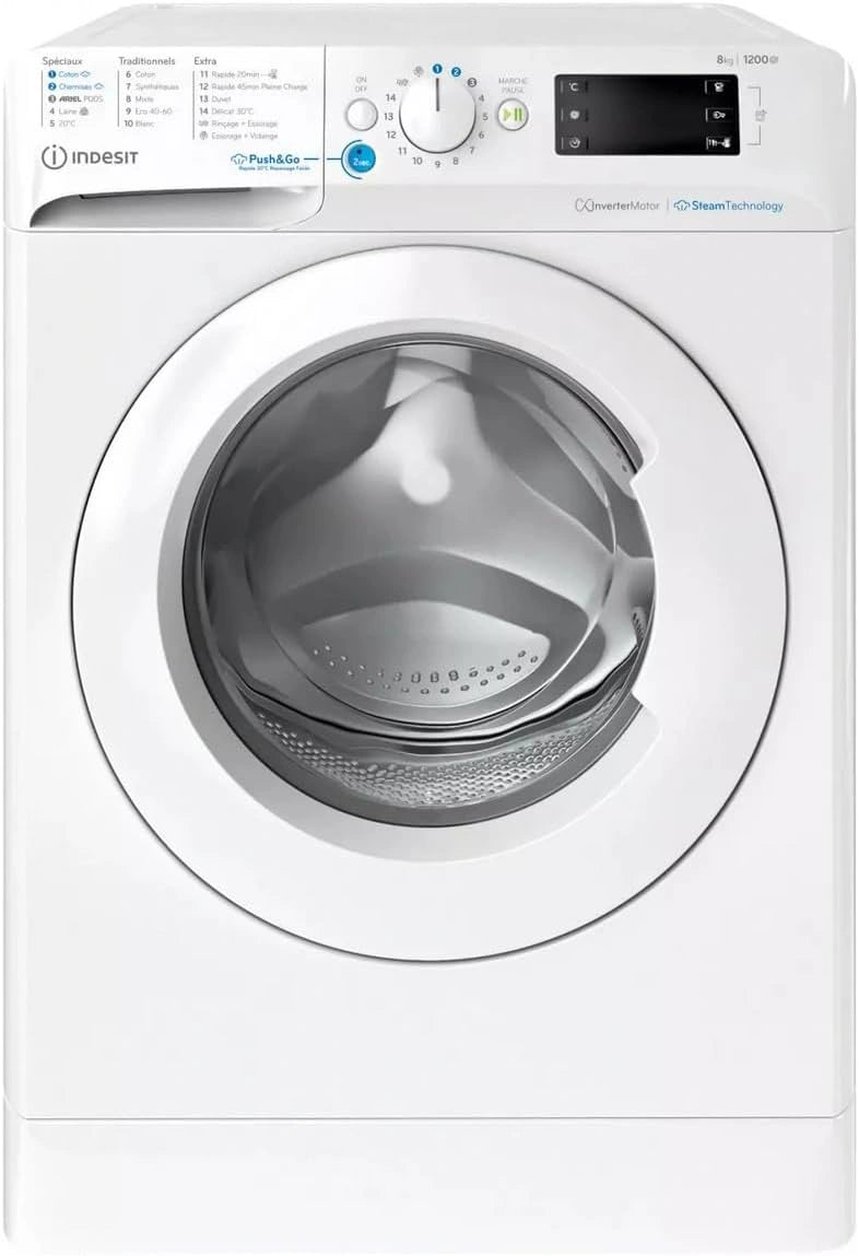 Indesit Frontlader-Waschmaschine BWE8127XWVFR