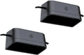Govee Outdoor omheining wandlamp buiten, RGBWIC Smart IP65 waterdicht, 12 stuks, grijs/zwart