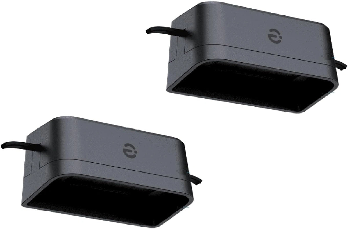 Govee Outdoor omheining wandlamp buiten, RGBWIC Smart IP65 waterdicht, 12 stuks, grijs/zwart