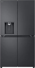 LG GML960EVBE Multi-Door koelkast met vriesvak (641 l, energieklasse E) met ijs- en waterdispenser, DoorCooling, volledig vorstvrij, zwart