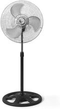 Orbegozo PWS 0547 3-in-1 ventilator (tafel, voet en wand), 3 snelheden, oscillerend, draaggreep, beschermingsrooster, vleugelgrootte 45 cm, 90 W