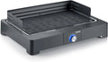 SEVERIN PG 8567 Tafelgrill met aluminium grillplaat voor binnen en buiten, elektrische grill met snelle grillstart