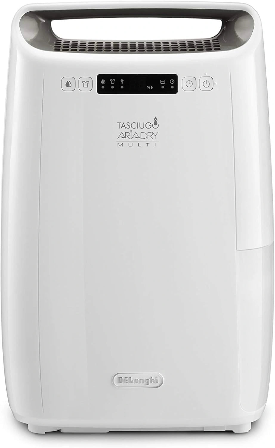 De'Longhi Tasciugo AriaDry DEXD214RF, draagbare luchtontvochtiger met 3-weg filtratie, droogfunctie, luchtbevochtiging 14 l/dag, R290