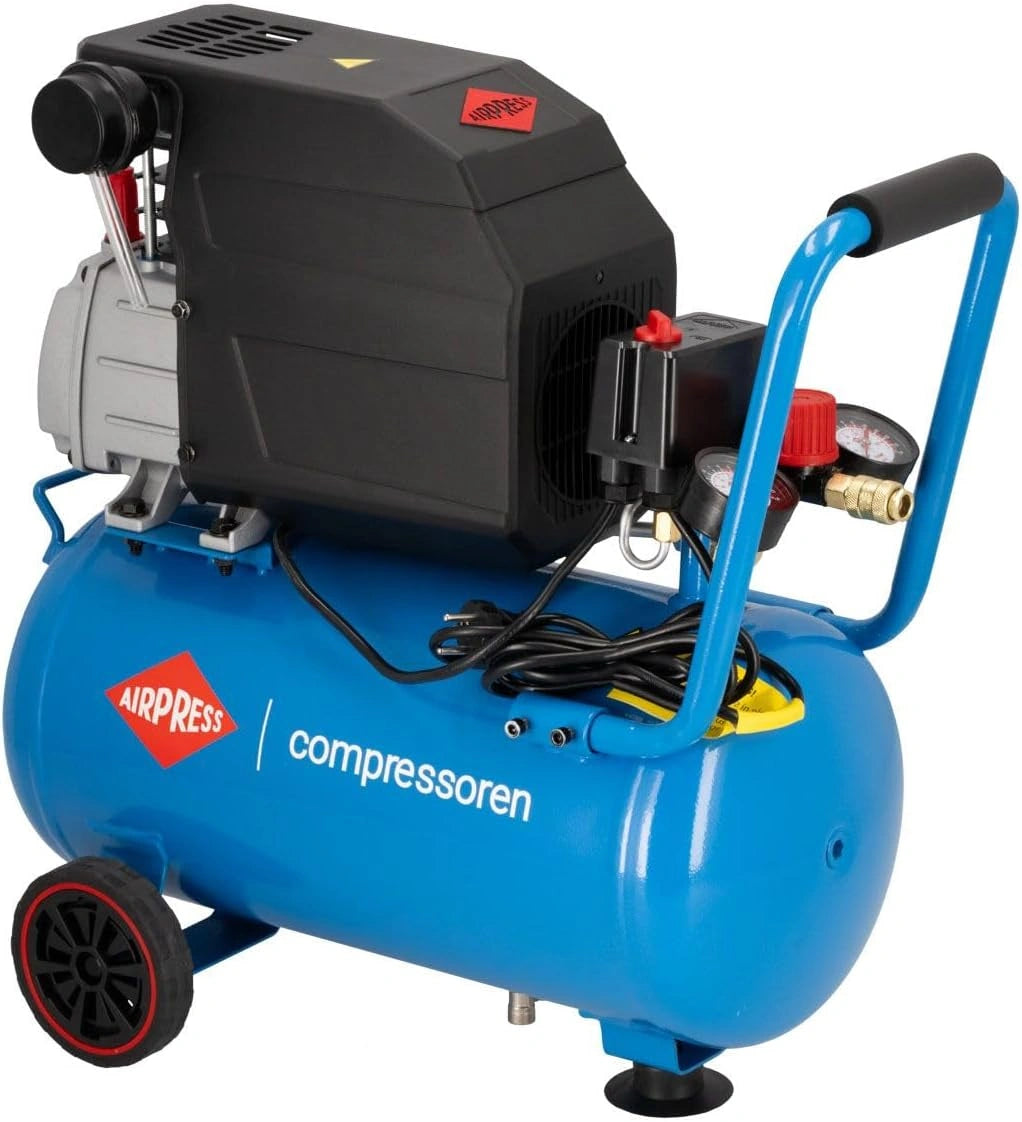 Compressor HL 260-25 8 bar 2 pk/1.5 kW 206 l/min 24 l, zwart