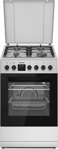 HEINNER Einbaubackofen S65MIXFD, Einbaugerät, Silber