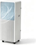 Krachtige 12000 BTU draagbare AC: 3-in-1 koel-, ontvochtigings- en ventilatormodus, dekt ruime kamers, digitale thermostaat en afstandsbediening