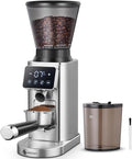 AMZCHEF Kaffeemühle, Edelstahl