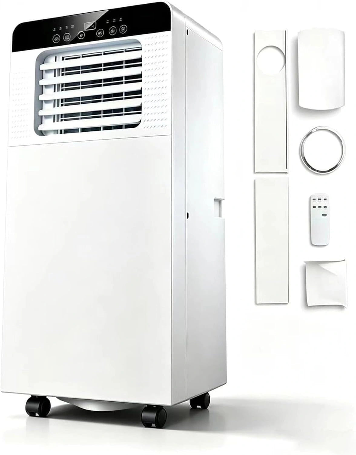 Mobiele Airco 9000 BTU 4-in-1 tot 20 m², zilver