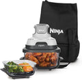 Ninja CRISPi Draagbare 4-in-1 airfryer, 3,8 l en 1,4 l: Airfyen, Braden, zwart