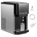 FANTASK 3-in-1 ijsblokjesmachine, 12 ijsblokjes in 9 minuten, waterdispenser met gemalen ijs, ijsmaker 20 kg/dag, compressorkoeling voor thuis