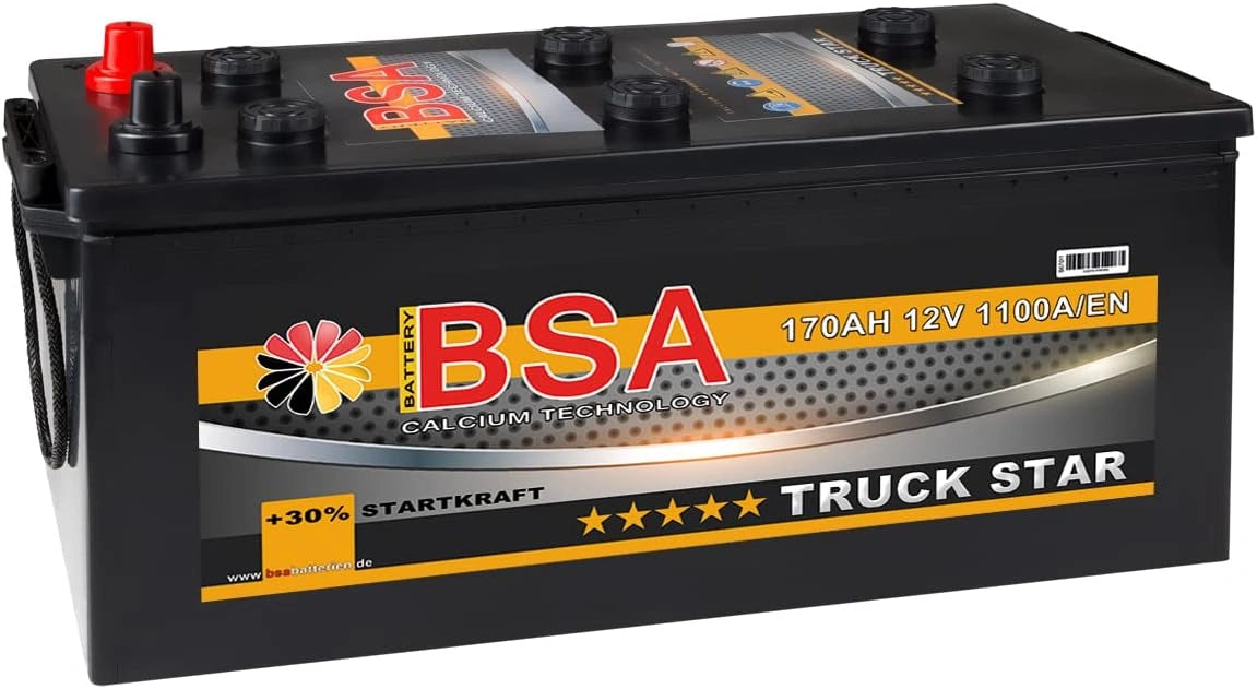 BSA BATTERY HIGH QUALITY BATTERIES Akku 1100A, 170 Ah, 12 V