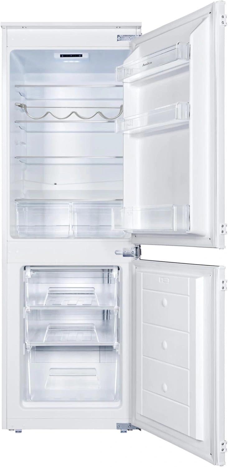 Amica EKGCS 385 901 Inbouw-koel-/vriescombinatie, 1580 mm nis/sleepdeurtechniek/inverter compressor/elektronische besturing/open alarm, wit