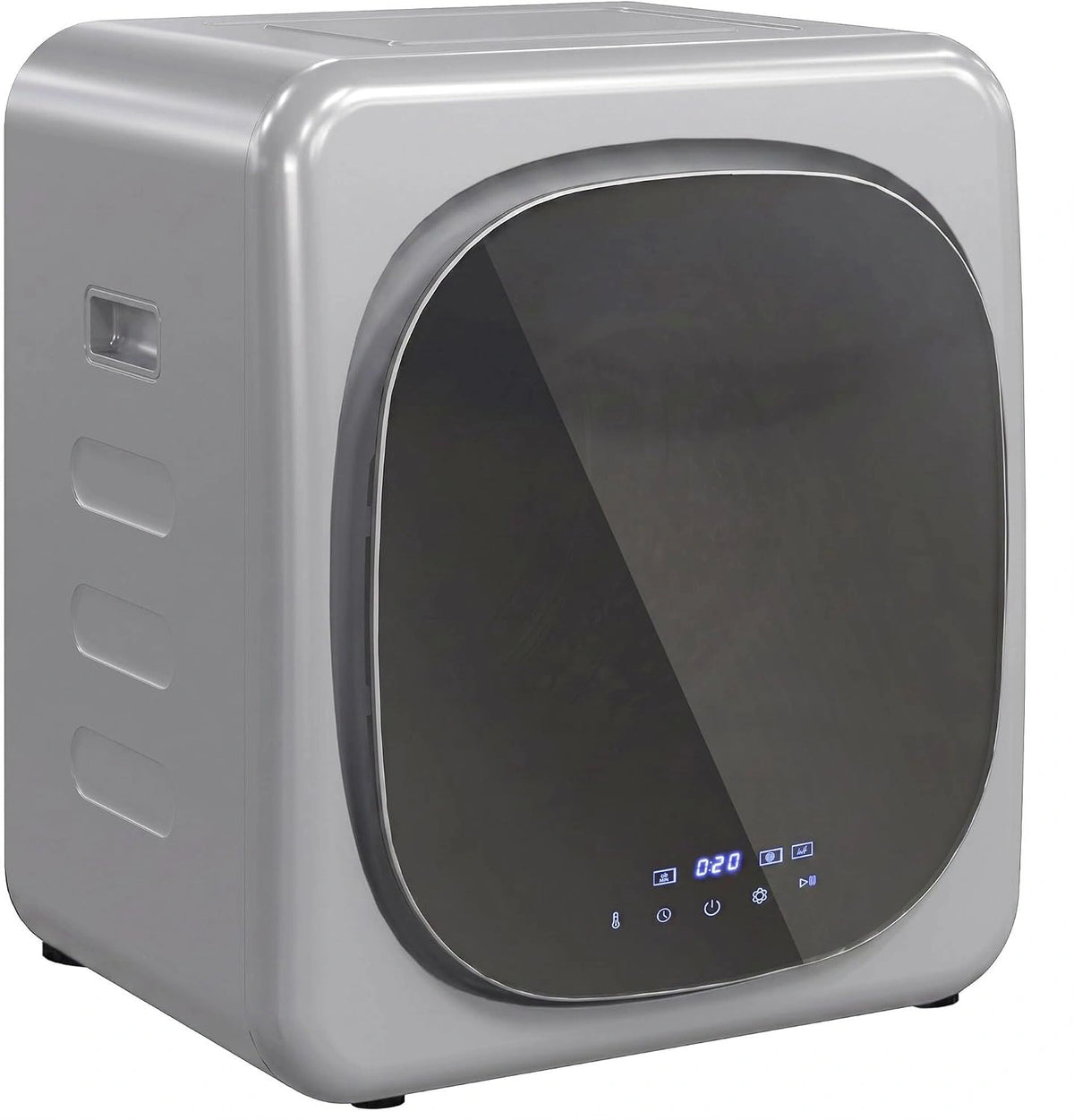 HOMCOM Wäschetrockner, Fassungsvermögen 2.5 kg, Silber