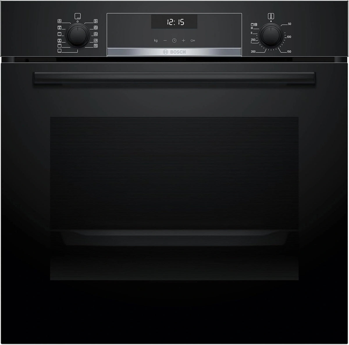 Bosch Einbaubackofen, Umluft, Einbaugerät, Schwarz