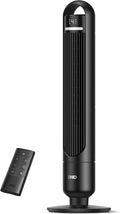 DREO Stille torenventilator, ventilator met afstandsbediening voor slaapkamer, torenventilator met 4 snelheden, 3 modi, 9,8 m windbereik