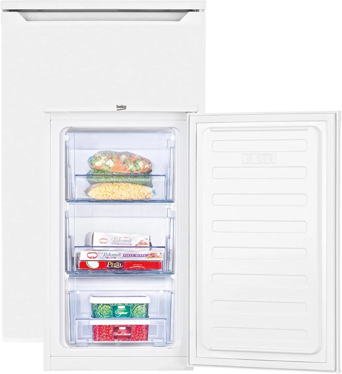 Beko Gefrierschrank FS166020, 65 L, freistehend, Weiß
