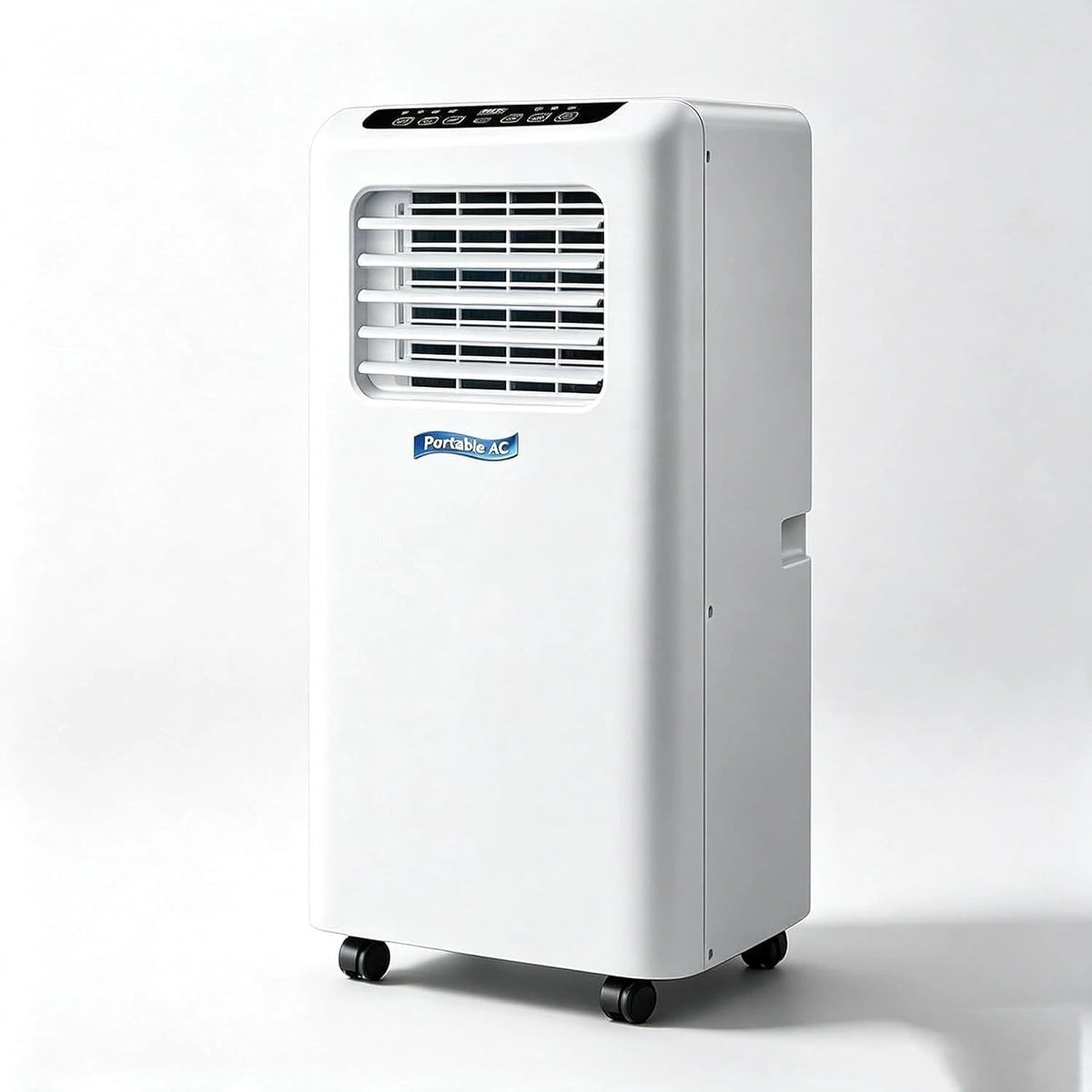 18000 BTU Mobiele Airco Koelen en Verwarmen 2-in-1 Vrijstaand, Airconditioner met Wielen, Het hele jaar door Draagbare Airconditioning Unit, Wit