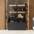 QMTXBYJ Vitrine, Schwarz