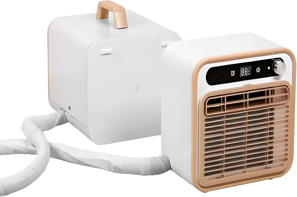 Draagbare Airconditioner Van 5000 Btu, Stille Split-Airco Met Wifi En Afstandsbediening, Geen Installatie Nodig