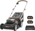 WORX WG745E Accugrasmaaier 40V, 41cm maaibreedte, 50 liter grasopvangbak (krachtige borstelloze motor, 6 maaihoogte-instellingen (25-80 mm)