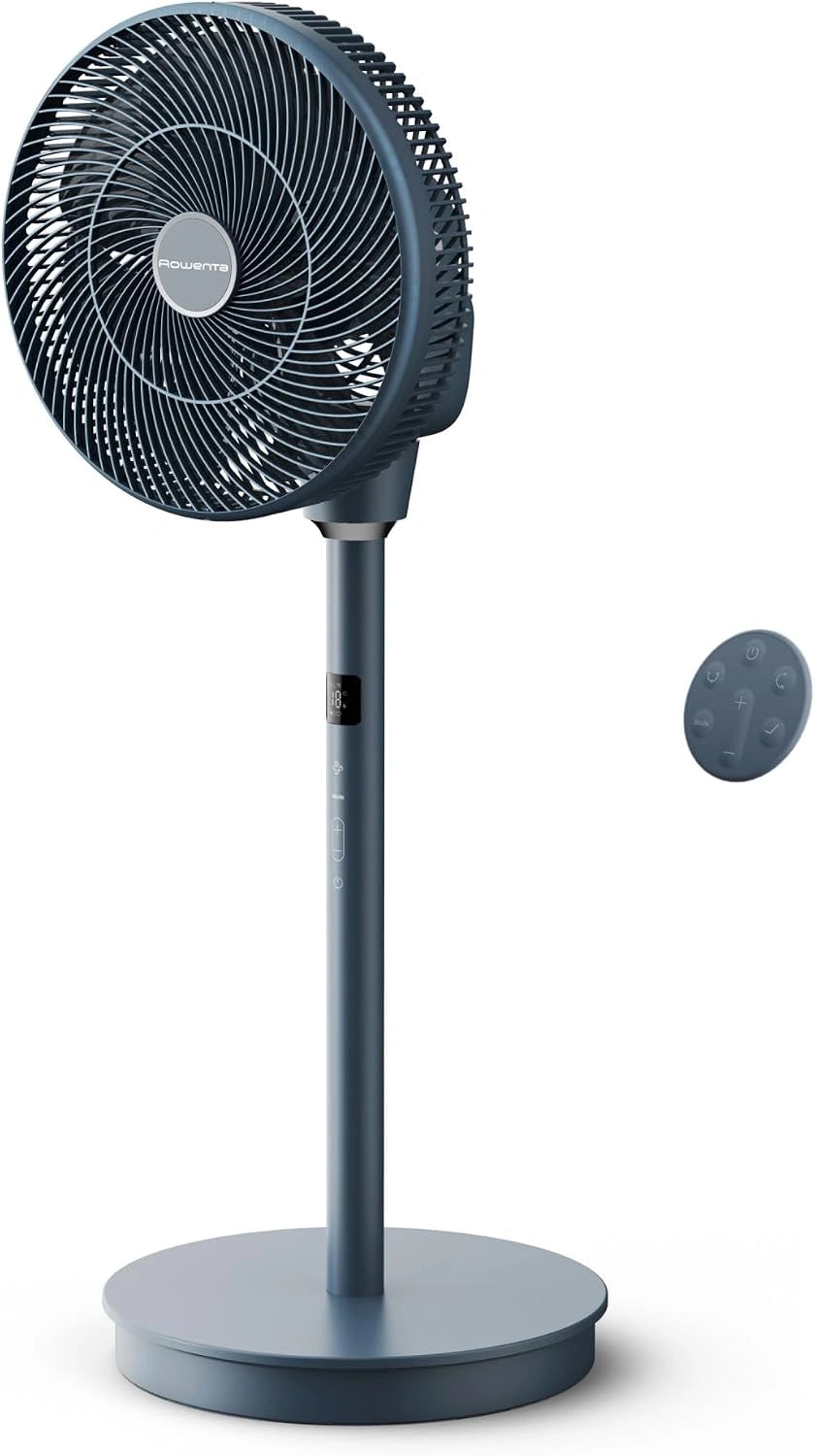 Rowenta Turbo Swift Silence Staande ventilator, blauw QV5041
